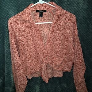 Forever 21 contemporary cropped shirt